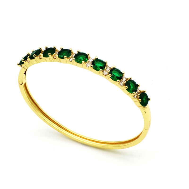 Light Luxury Temperament Color Zircon Bracelet For Women