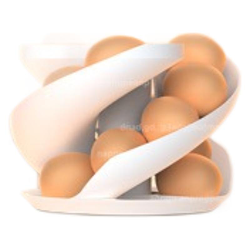 Plastic Minimalist Rotating Egg Container