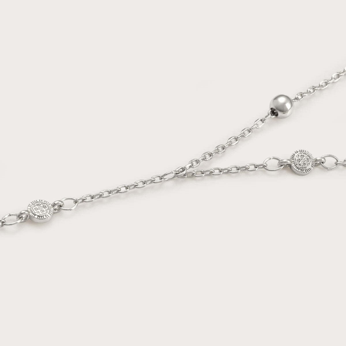 Rhinestone-encrusted Chain Mitten-type Bracelet Party Gathering Simple