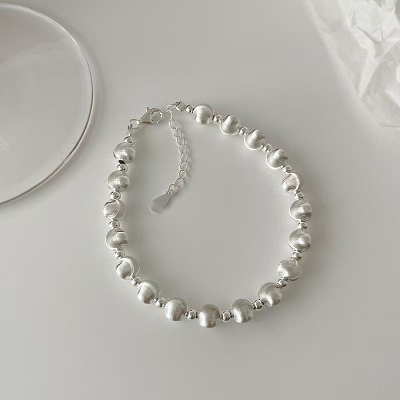 Women's Brushed Cat Eye Bead Bracelet