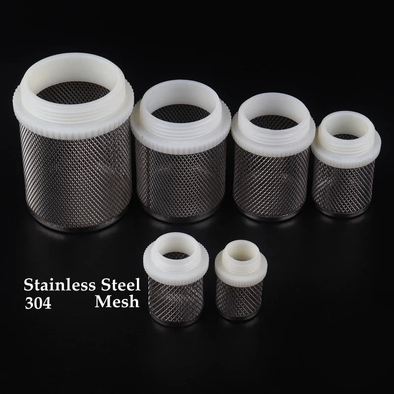1/2~4 Inch Stainless Steel Net Filter Garden Watering Irrigation Aquarium Fish Tank Filter Water Pump Protect Hose Mesh Strainer