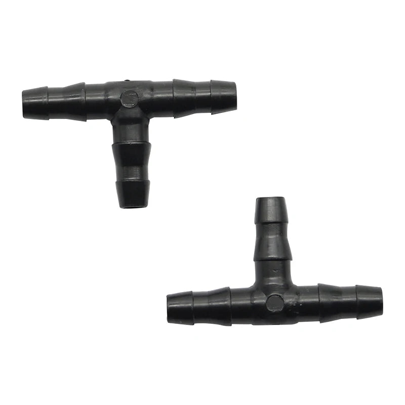 1/4" Barbed Straight Connector with Threaded Garden Hose Fittings Agricultura Irrigation Garden Pipe Connectors 50 PCs