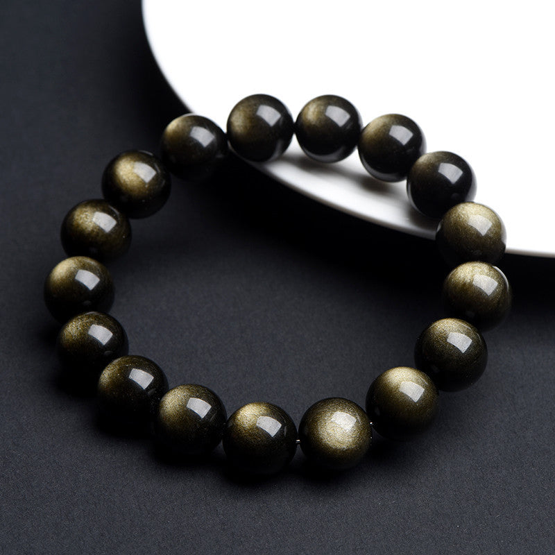 Fashion Personality Natural Eyes Obsidian Bracelet