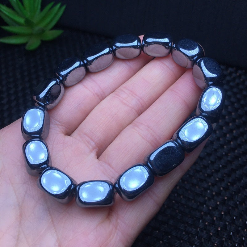 Simple All-match Titanium Hertz Bracelet With Shape Beads