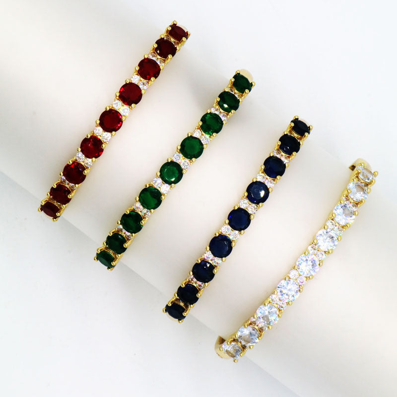 Fashion Color Zircon Bracelet Niche Female