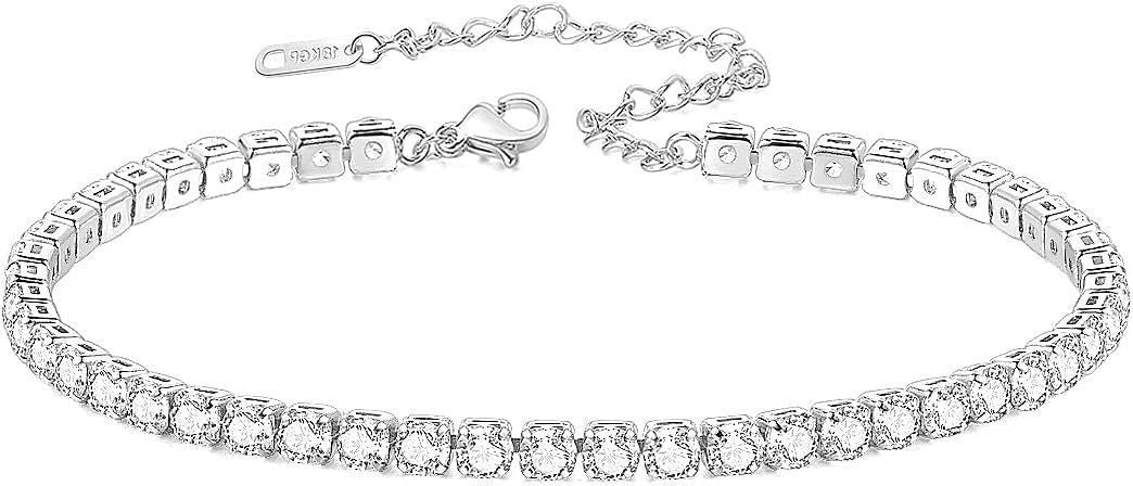 French Minority Colorful Shining Zircon Snake Chain Leather Rope Beach Love Anklet