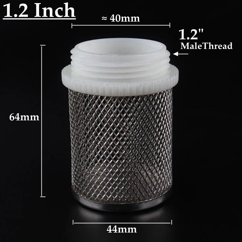 1/2~4 Inch Stainless Steel Net Filter Garden Watering Irrigation Aquarium Fish Tank Filter Water Pump Protect Hose Mesh Strainer