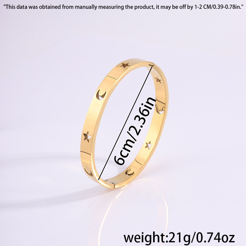 Fashion Titanium Steel Women's Bracelet Does Not Fade Ornament